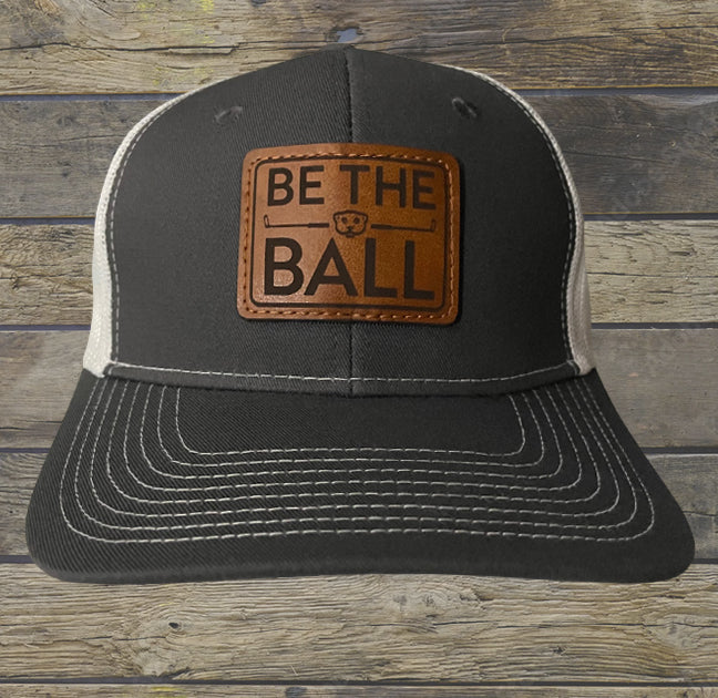 Be the Ball Leather Patch Golf Hat