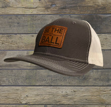 Load image into Gallery viewer, Be the Ball Leather Patch Golf Hat

